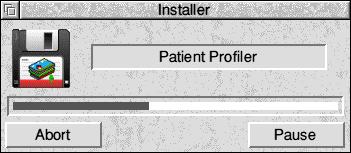 The Installer progress window